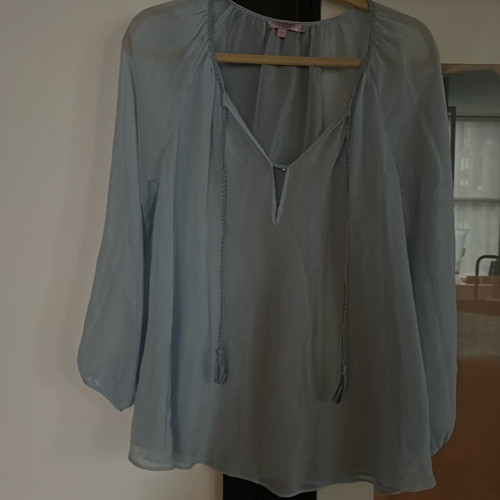 Calypso St Barthes chiffon tunic blouse